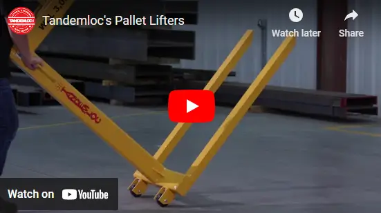 Screenshot of Pallet Lifter YouTube Video